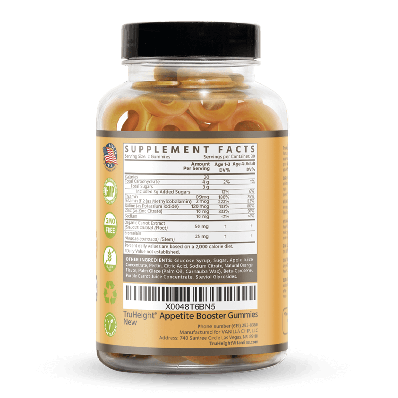 TruHeight® Kids Appetite Booster Gummies