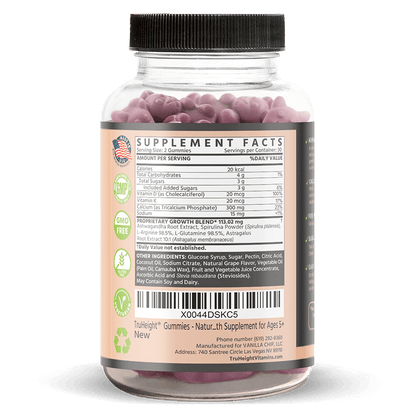 TruHeight® Growth Gummy | 3 Bottles
